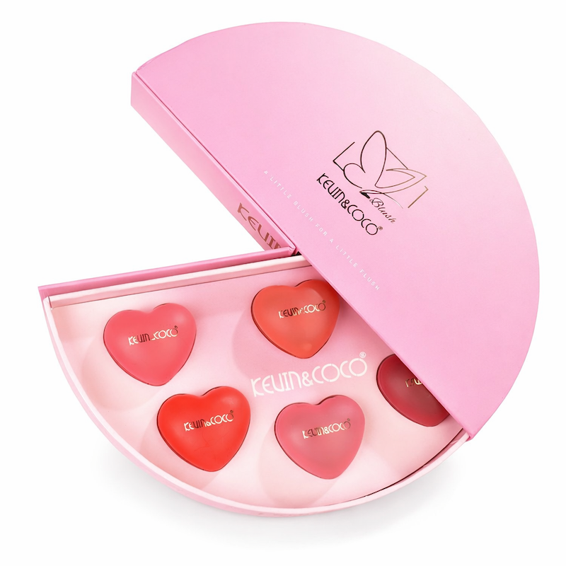 پک ۶ عددی رژ و رژگونه قلبی💖