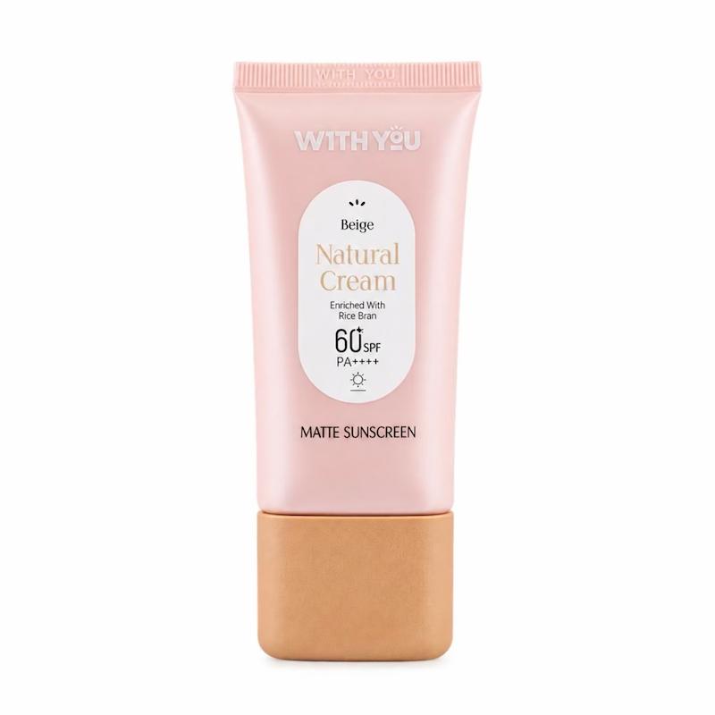ضد آفتاب رنگی ویت یو  Natural cream 
