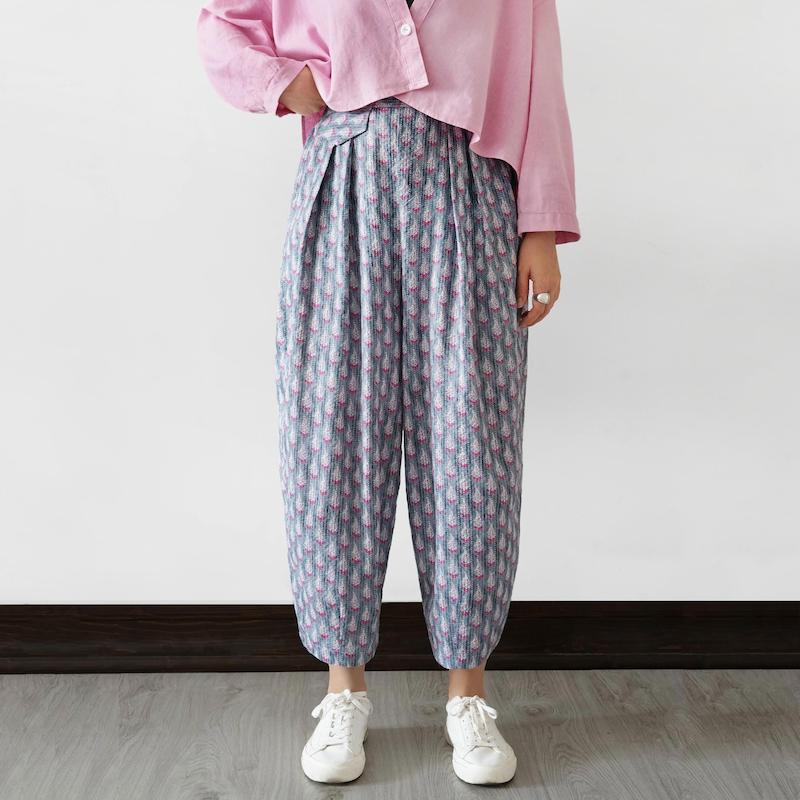 شلوار باتیک طوسی