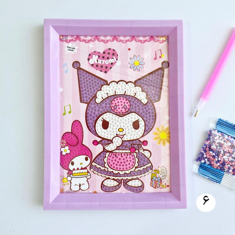 نقاشی الماسی قاب دار کرومی / ملودی (۸ طرح )