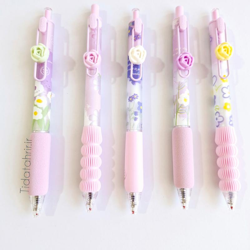 خودکار رواننویس گل برجسته گریپ دار MOKA موکا