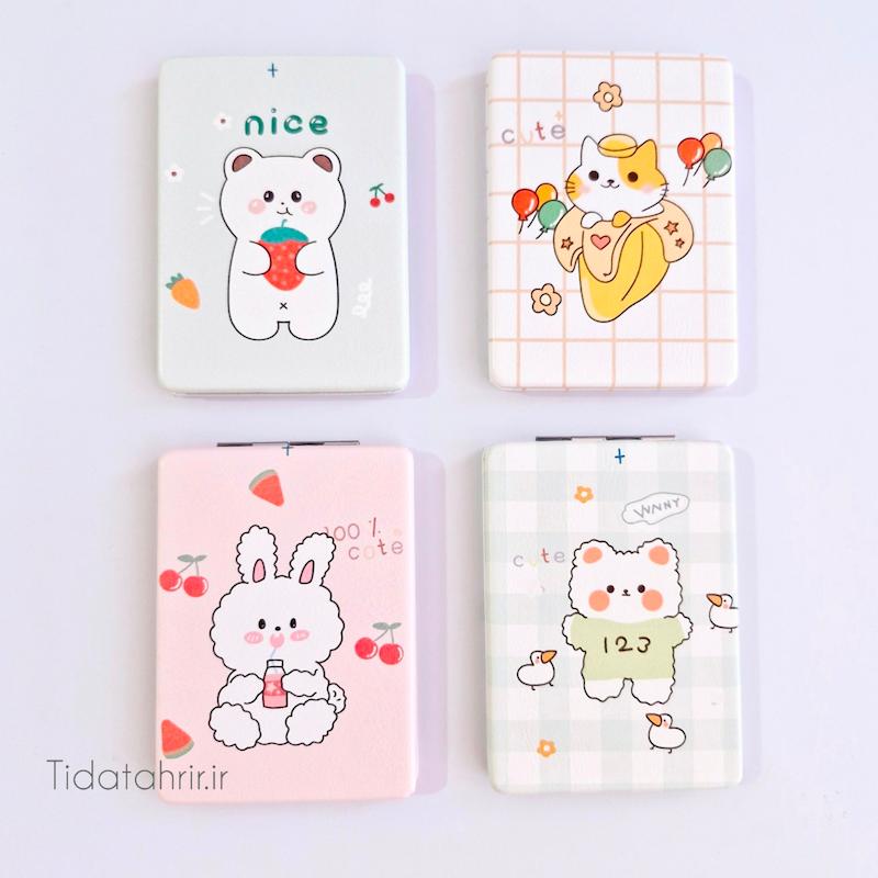 آینه تاشو جیبی کیوت حیوانات