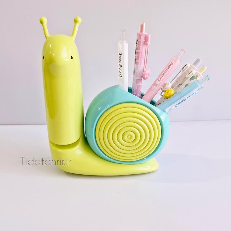 چراغ مطالعه و جاقلمی حلزون