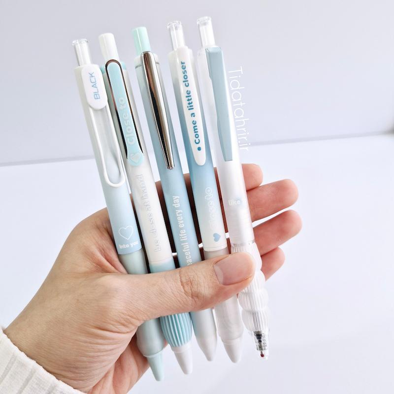 خودکار پاستلی پینترستی موکا MOKA  (صورتی _ آبی)