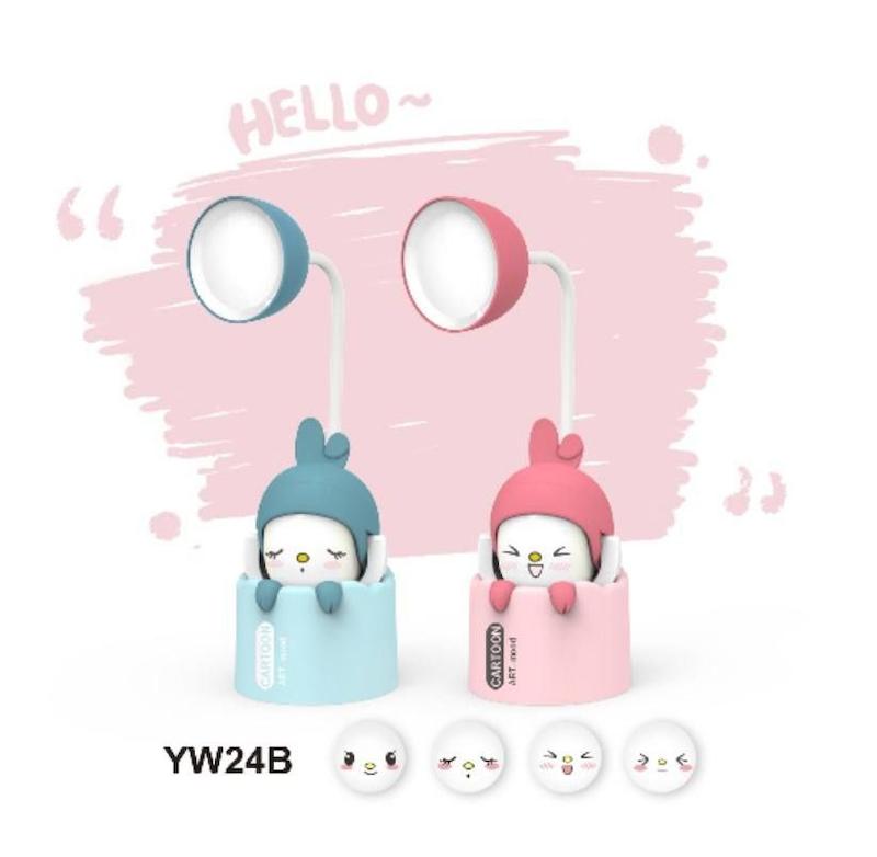 چراغ مطالعه و تراش رومیزی طرح خرگوش (  توضيحات )