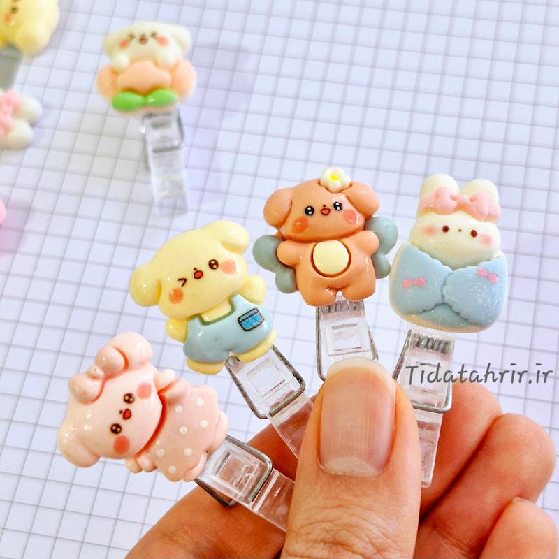 گیره کاغذ شفاف عروسکی