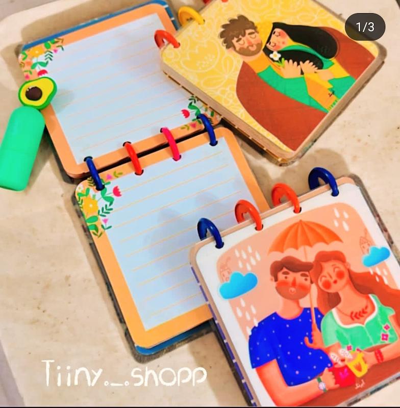 دفترچه آبرنگ فانتزی