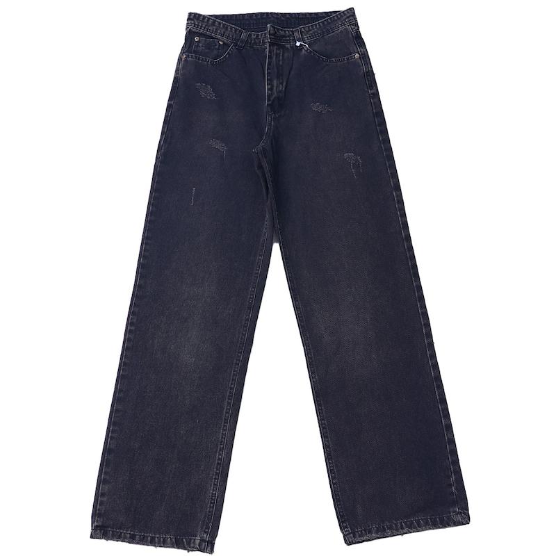 شلوار جین نیم بگ 