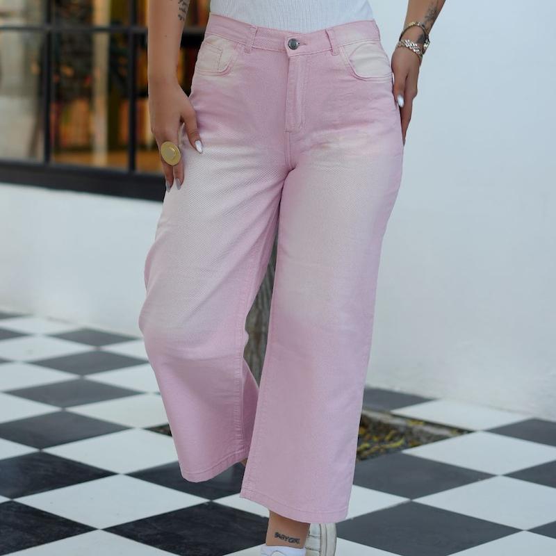 شلوار کتان واید بگ دخترانه و زنانه