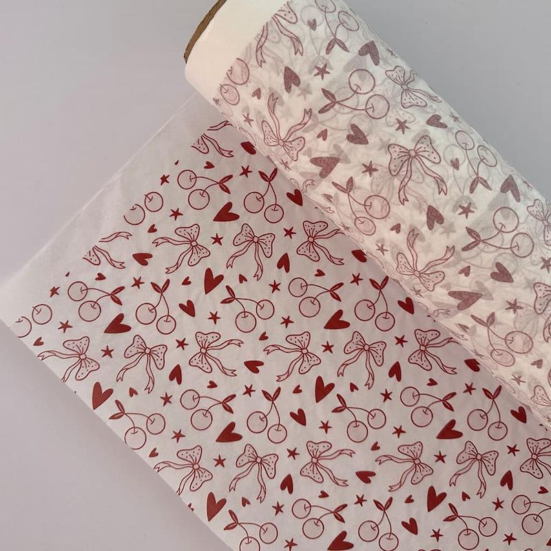رول کاغذ پوستی عرض ۵۰ سانتی طرح چری