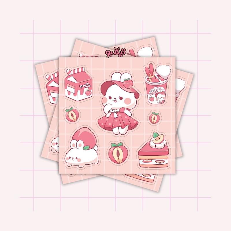 پک استیکر فانتزی بسته 30 عددی