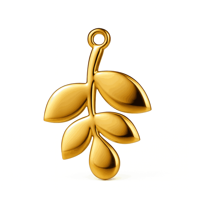 آویز شاخه طلا کد ۰۱۱۰