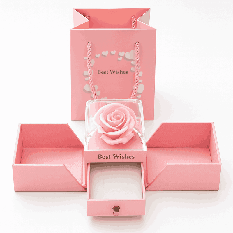 باکس گل رز جاودان