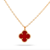 آویز طلا ونکلیف قرمز Carnelian