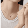 آویز طلا ونکلیف قرمز Carnelian