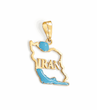 پلاک طلا مدل ایران IRAN