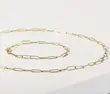 نیم ست طلا مدل هرمس گردنبند دستبند طلا ۱۸ عیار