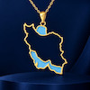 پلاک طلا مدل ایران IRAN