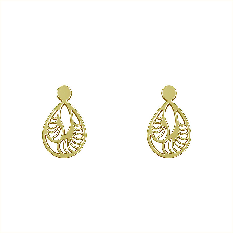 گوشواره طلا مدل هندسی کد GA13813