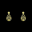 گوشواره طلا مدل هندسی کد GA14321