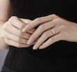 حلقه طلا wedding band unisex