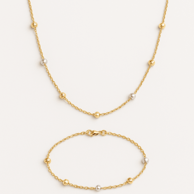 نیم ست طلا منظومه گوی البرناردو