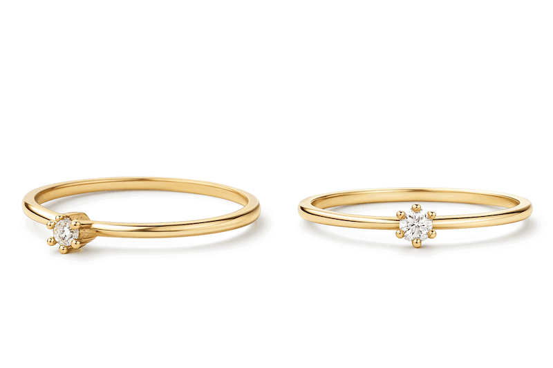 انگشتر طلا سولیتر تک نگین