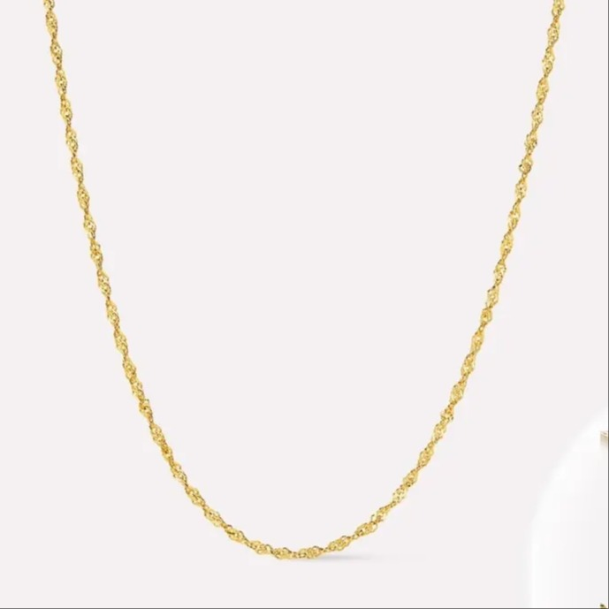 زنجیر طلا طنابی لوکس