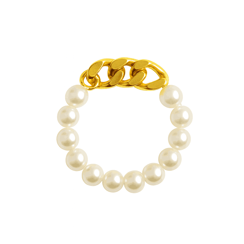 انگشتر طلا مرواریدی کارتیه