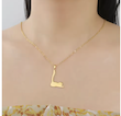 پلاک آویز طلا گربه دم دراز