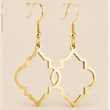 گوشواره طلا ۱۸ عیار زنانه سیلوئت کانتوری Outline / Contour Earrings