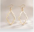 گوشواره طلا ۱۸ عیار زنانه سیلوئت کانتوری Outline / Contour Earrings