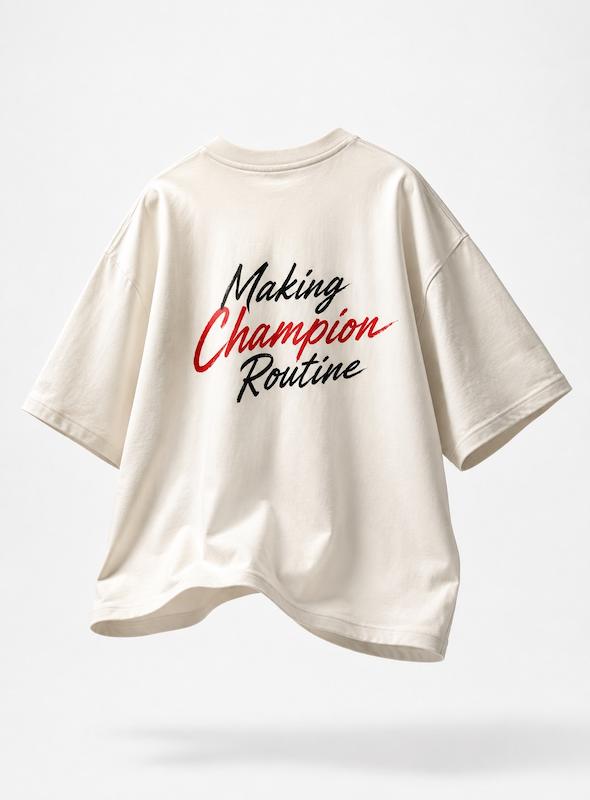 تیشرت meking champion routine