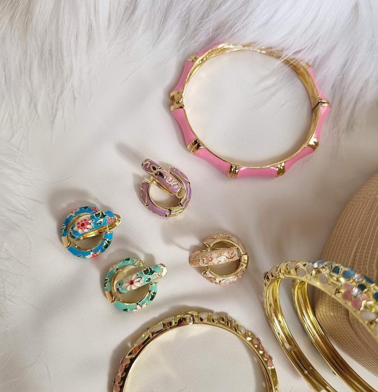  گوشواره مینا کاری