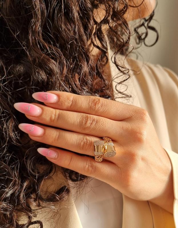 انگشتر طر ح طلا ژوپینگ