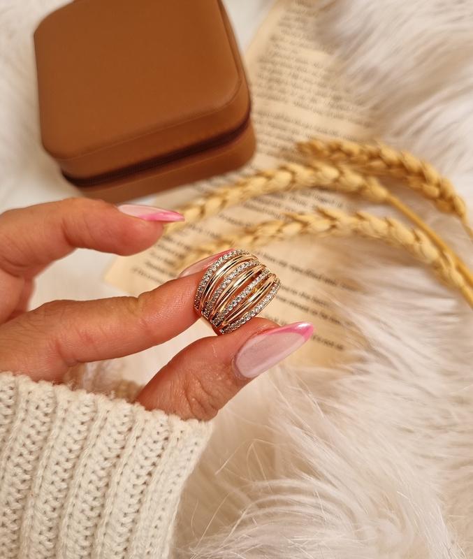 انگشتر ژوپینگ طرح طلا 