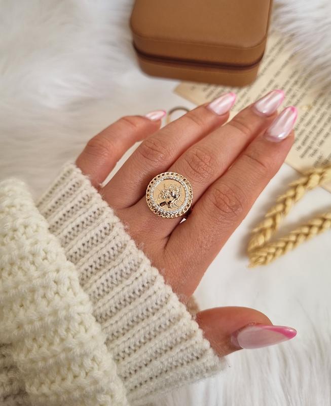 انگشتر سکه ای الیزابت ژوپینگ