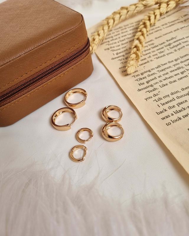 گوشواره حلقه ای مینیمال ژوپینگ