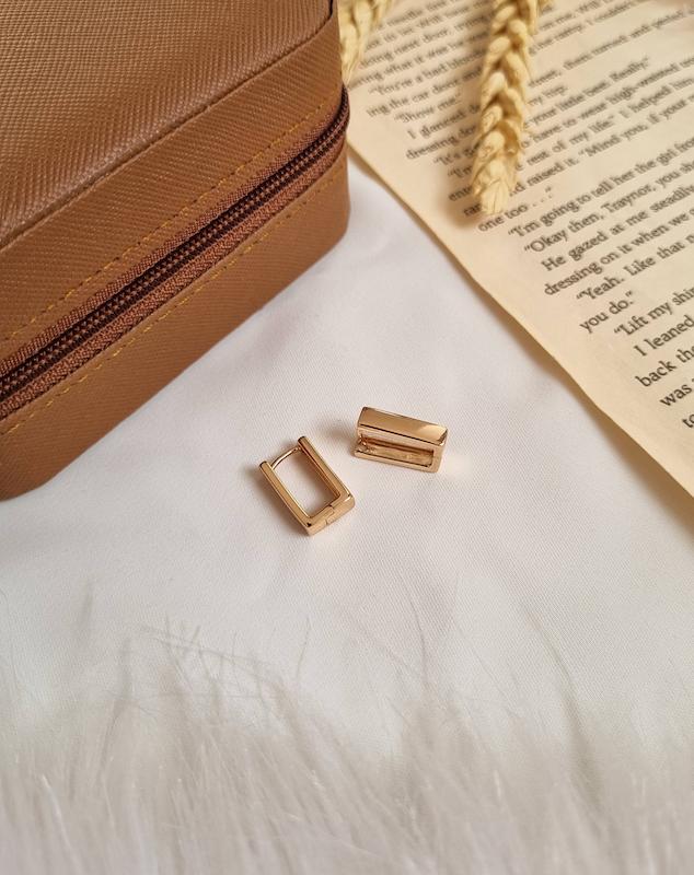 گوشواره مستطیلی مینیمال ژوپینگ 