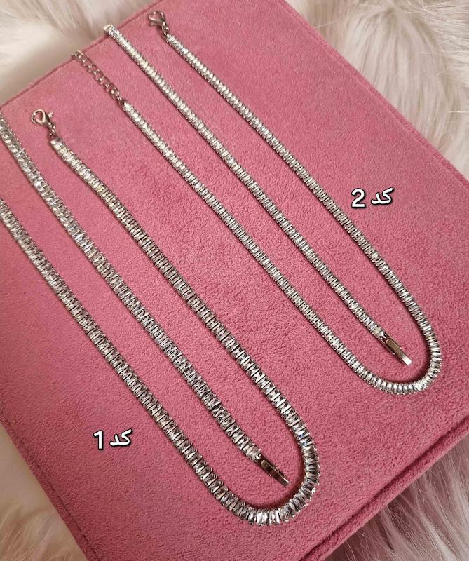 ست دستبند و گردنبند تنیسی