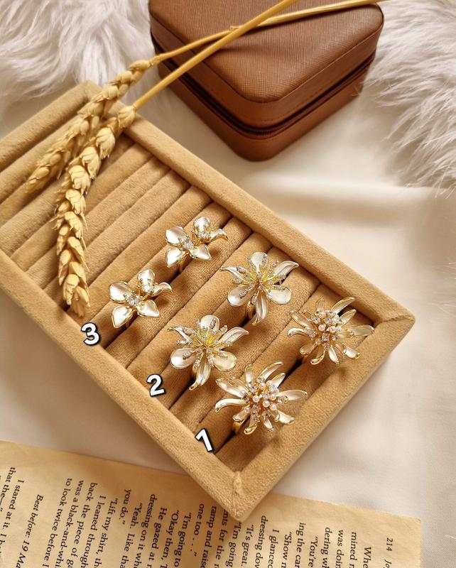 انگشتر میناکاری گل A5