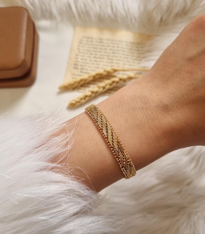 دستبند طرح طلا ژوپینگ D12