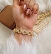 دستبند طرح طلا D37