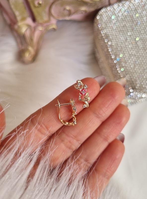گوشواره طرح طلا ژوپینگ G37