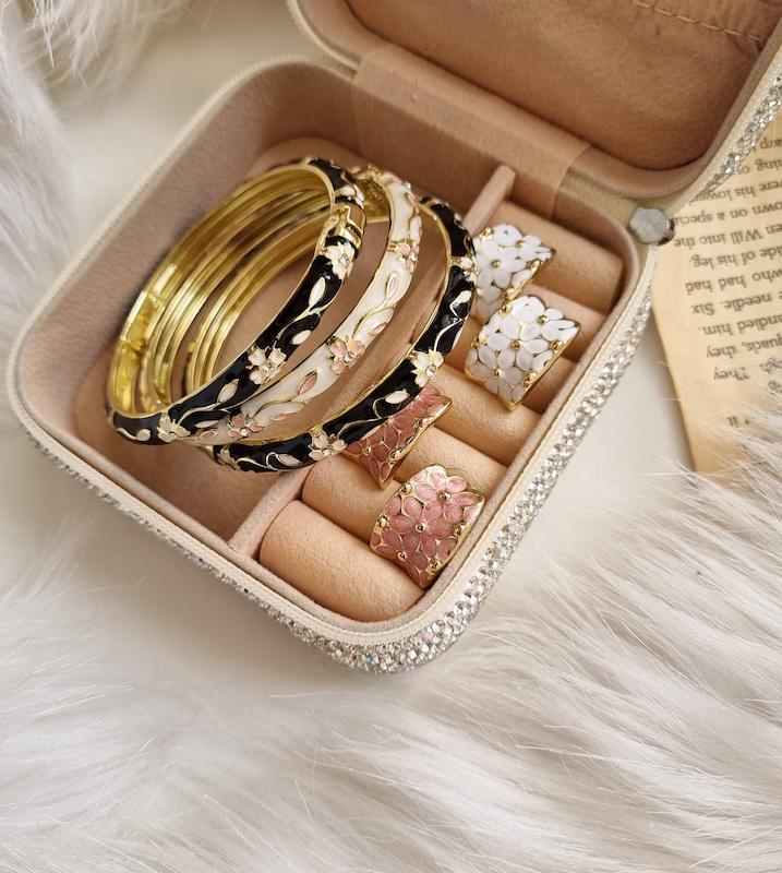 گوشواره میناکاری G38