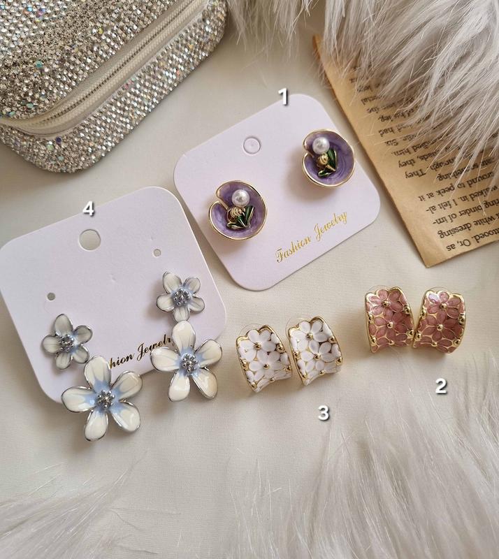 گوشواره میناکاری G38