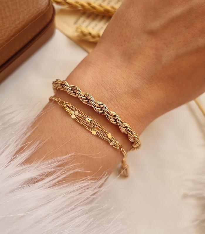 دستبند طرح طلا ژوپینگ D51