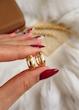 گوشواره طرح طلا ژوپینگ G39