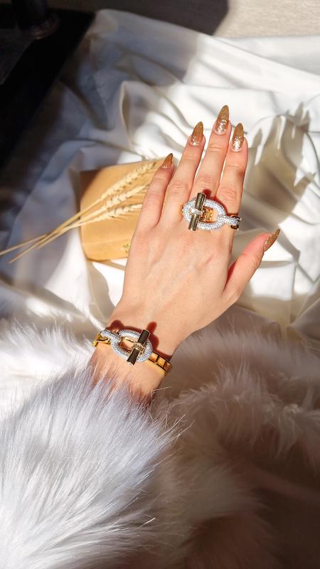 ست دستبند و انگشتر هرمس