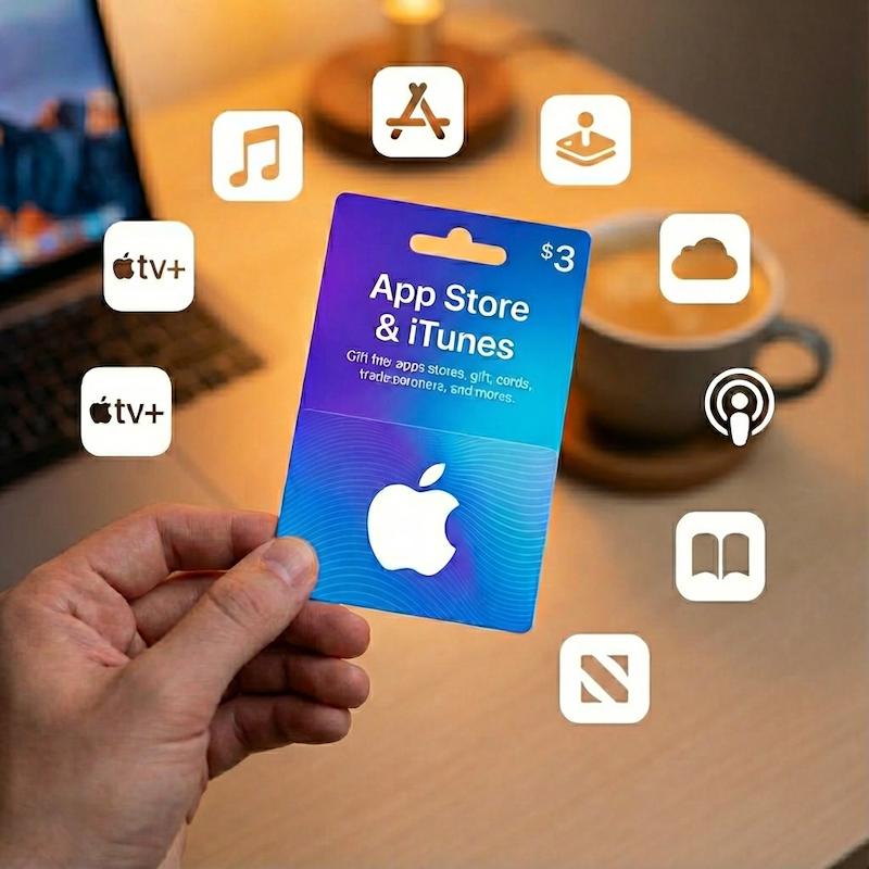 گیفت کارت ۳ دلاری آیتونز